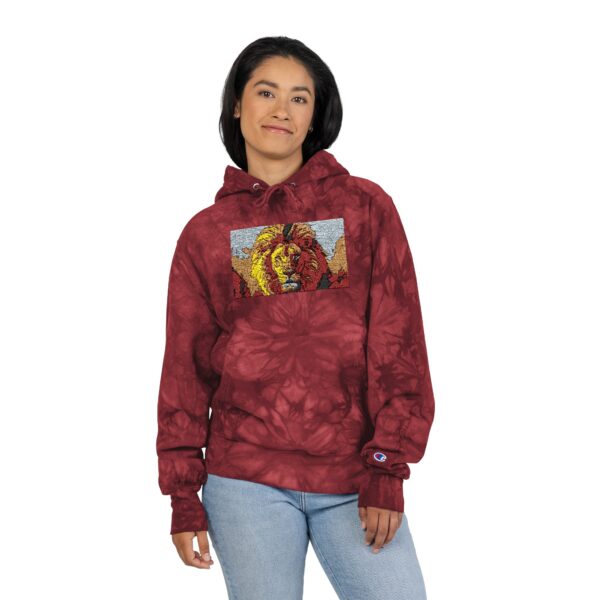 Unisex Champion Tie-Dye Hoodie (Embroidery)
