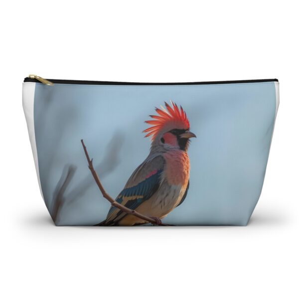 Colorful Bird Accessory Pouch, Nature Lover Gift, Makeup Bag, Travel Organizer, Eco-Friendly Storage