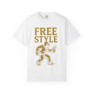 Freestyle Unisex Garment-Dyed T-Shirt | Streetwear, Casual Wear, Hip Hop Style, Gift for Music Lovers, Creative Expression