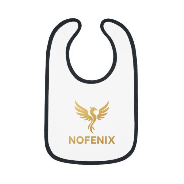 Nofenx Baby Bib, Stylish Baby Gift, Unique Infants' Bib, Fun Feeding Accessory, Custom Baby Apparel