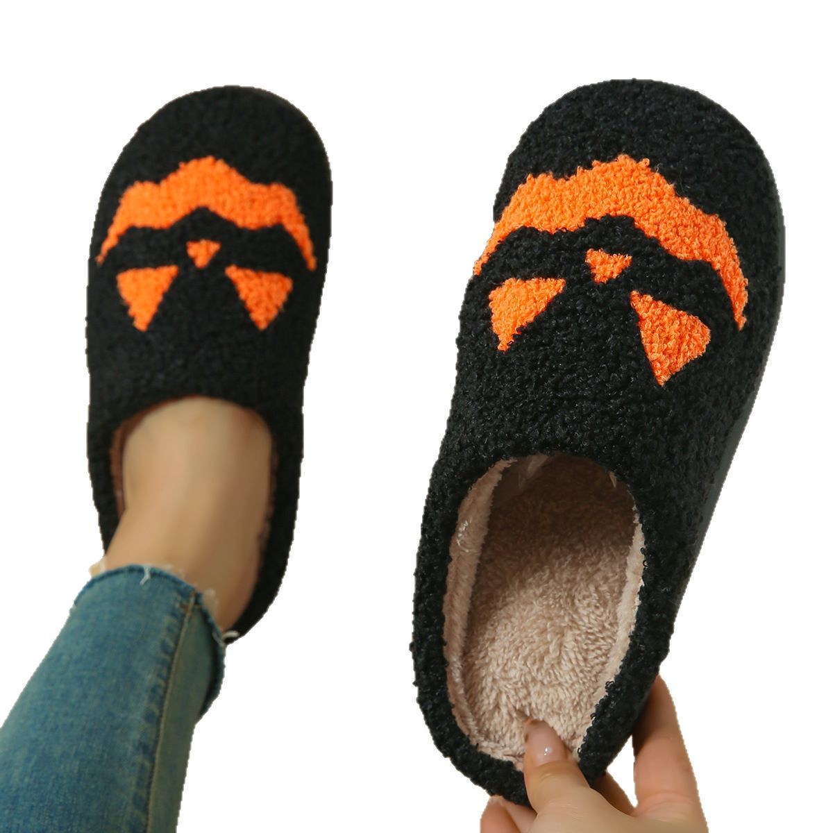 Halloween Cotton Home Slippers with Anti-Slip Sole - Image 4