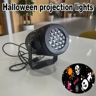 USB Halloween Projector Light for Home Party Decoration