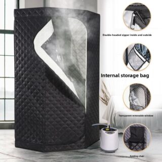 Portable Home Sauna Box with Steam Pot