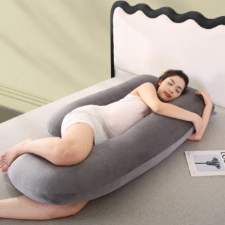 Pregnant woman's back support pillow