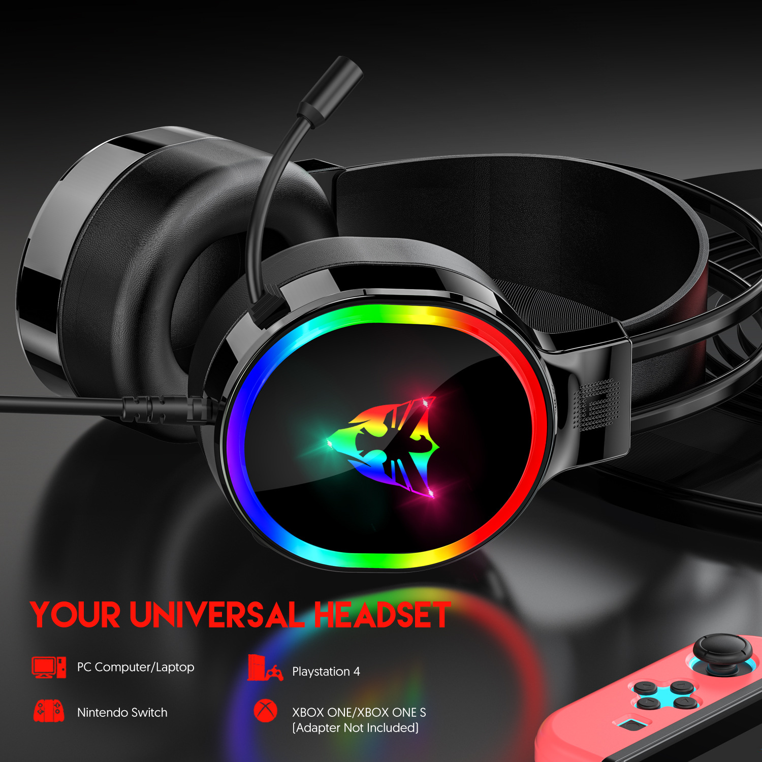E-sports game headphones with microphone - Image 5