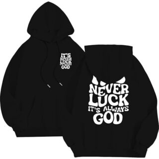 Printed Fleece Hooded Sweatshirt