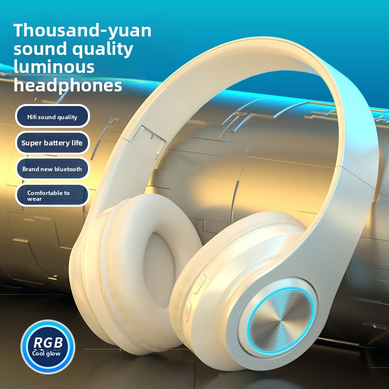 LED Bluetooth Headphones with Deep Bass - Image 2