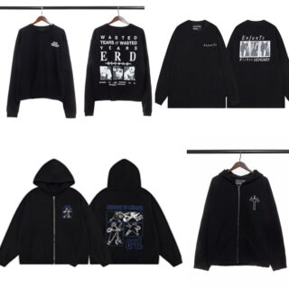 Printed high street long-sleeved T-shirt