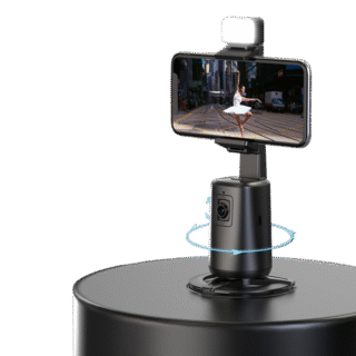 Tracking 360° Rotation Smartphone Tripod Stand