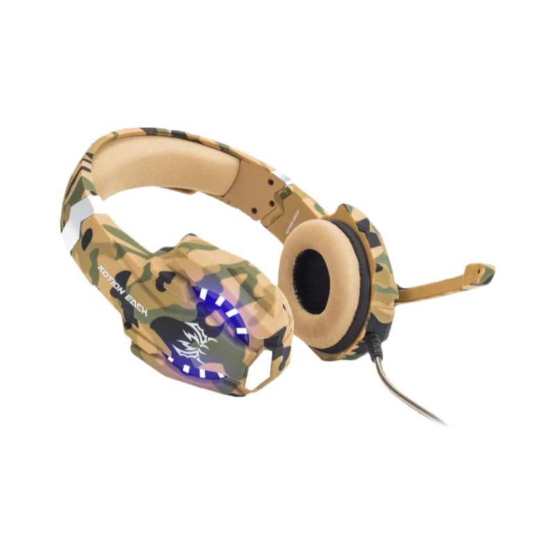 Camouflage head-mounted headphones - Image 5