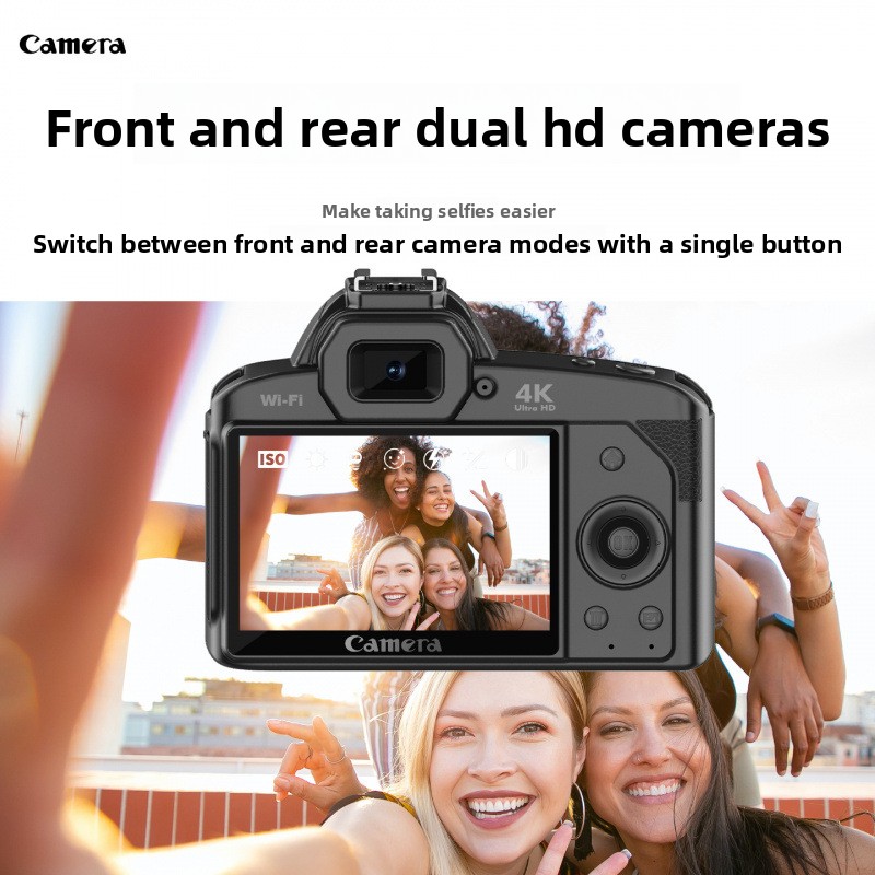 D5 WiFi Digital Camera 4K Dual Lens Night Vision - Image 4