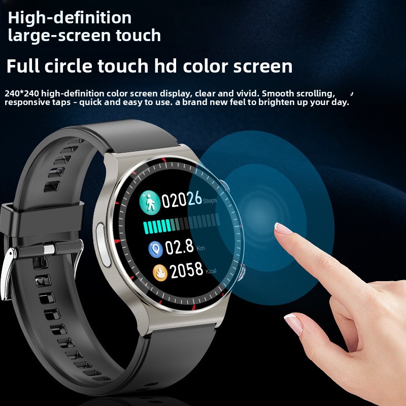 Medical Grade ECG Blood Pressure Blood Oxygen Smart Watch - Image 3