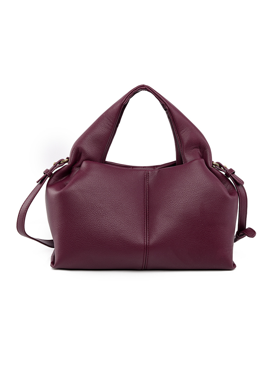 Soft Leather Cloud Shoulder Bag