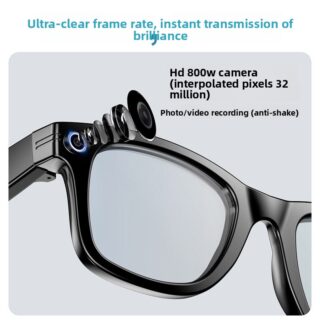 Smart Glasses with AI Assistant Bluetooth Camera