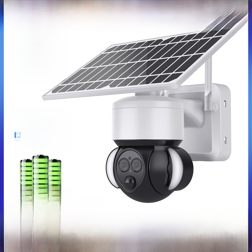Solar Powered 4G Wireless Binocular Zoom Camera