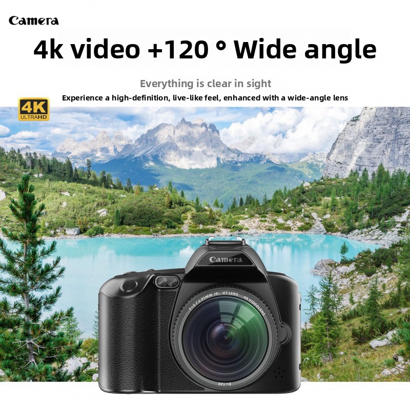 D5 WiFi Digital Camera 4K Dual Lens Night Vision - Image 2