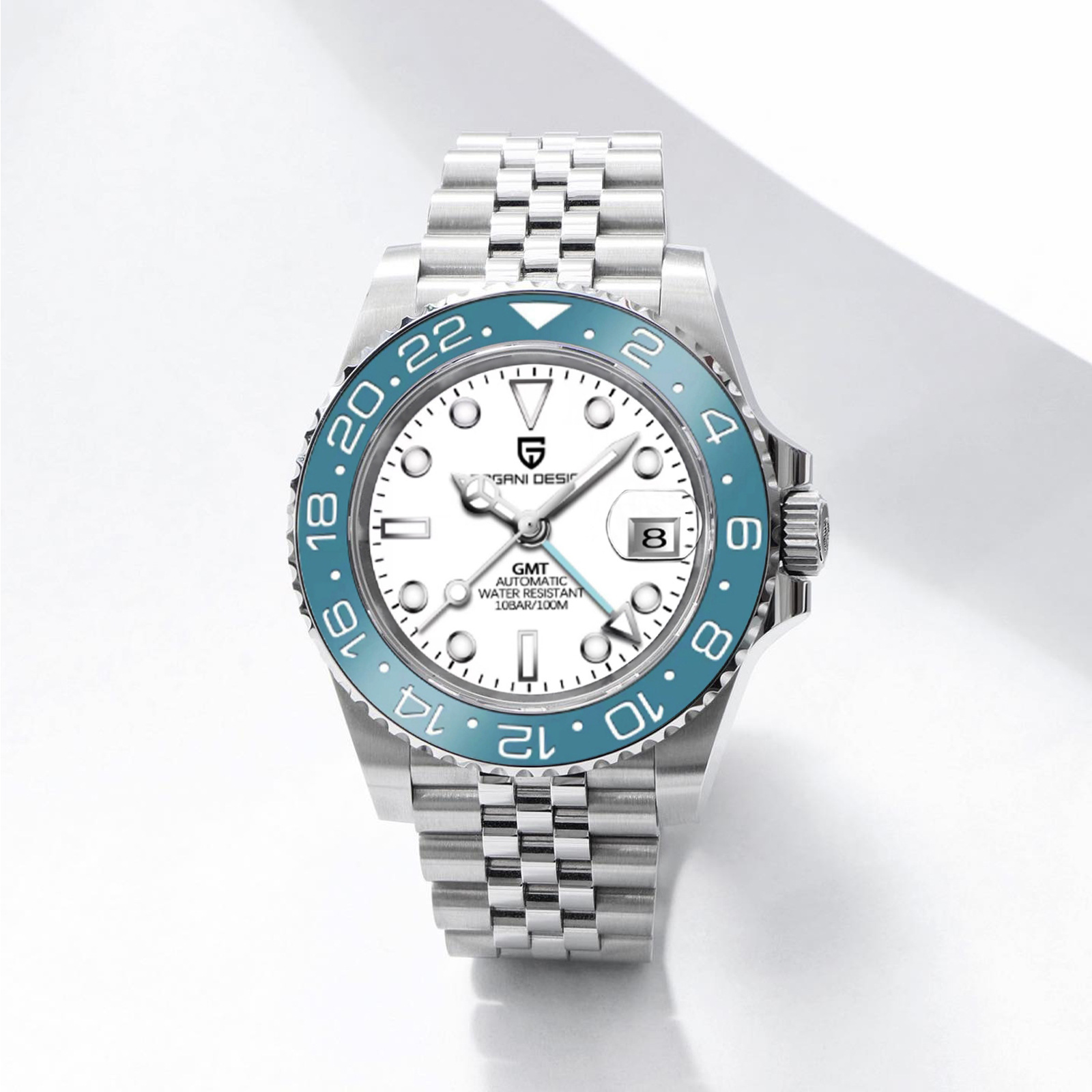 PAGANI DESIGN Mens GMT Mechanical Watch Luminous Calendar - Image 4