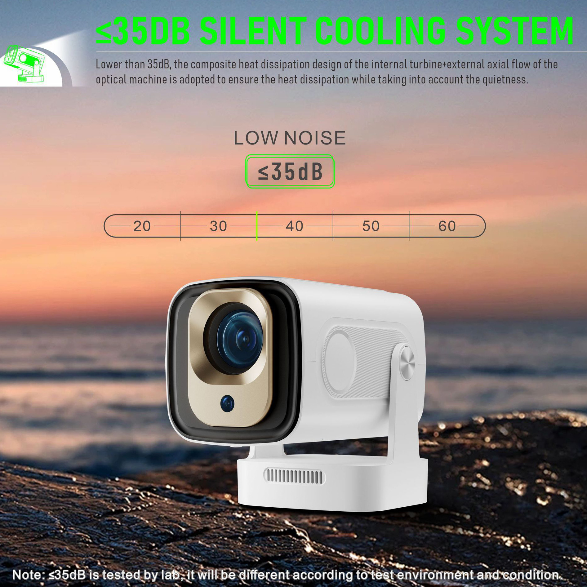 Portable Mini Projector with Autofocus - Image 3
